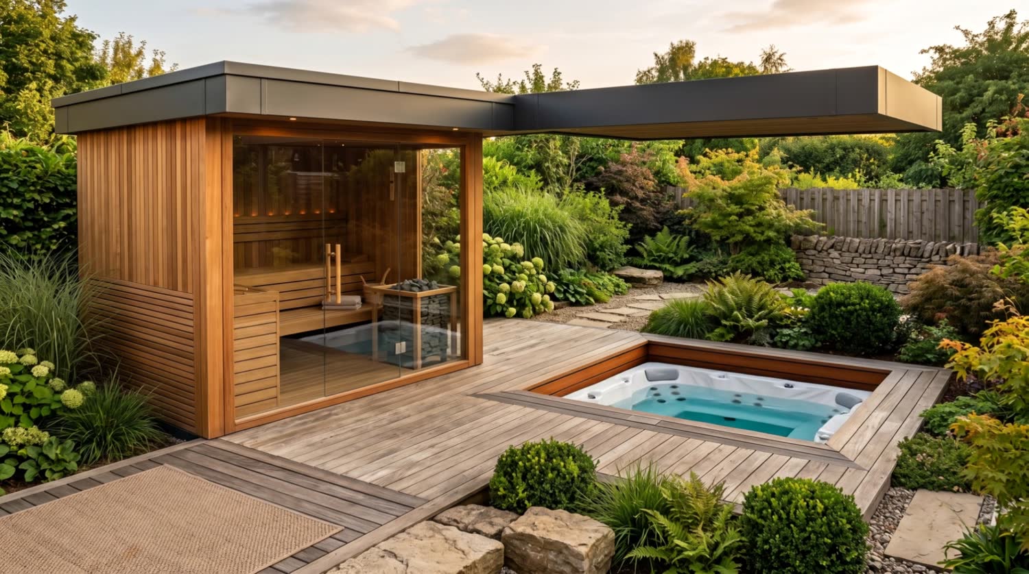 Wellness-Villa mit Outdoor-Spa